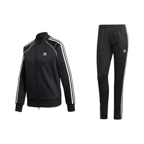 gf0198 adidas|adidas Primeblue SST Track Jacket & Pant Set Black/White.